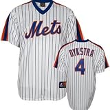 Lenny Dykstra New York Mets Majestic Pinstripe Cooperstown Replica Jersey - M