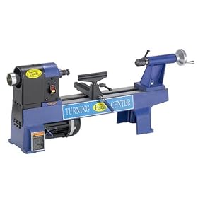 Fisch TC90-100 Turning Center 6.6 Amp 10-Inch Swing by 15-Inch between Centers 1/2 Horsepower Benchtop Woodworking Lathe, 115-Volt 1 Phase