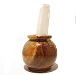 Onyx Vase 01 Crystal White Selenite Wand Calcite Healing Set Feng Shui