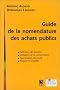 Guide de la nomenclature des achats publics
