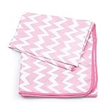 Bumkins Waterproof Splat Mat, Pink Chevron by Bumkins [並行輸入品]