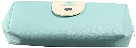 Joytutu Elegant Canvas Pastorable Floral Pen Pencil Pouch with Zipper Closure (Blue)