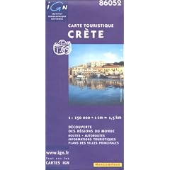 Carte routi�re : Cr�te (recto verso)