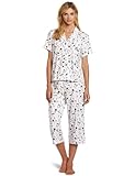 White Orchid Women's Lucky 8 Persuasion Notch Collar Pajama