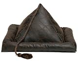 Peeramid Bookrest Pillow Faux Leather Pattern