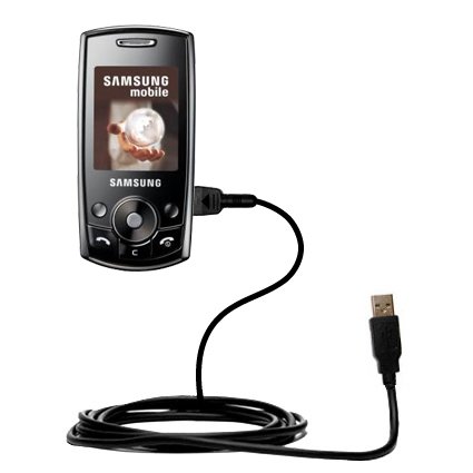 Classic Straight USB Cable for the Samsung SGH-J700 with Power Hot Sync and Charge capabilities - uses Gomadic TipExchange Technology