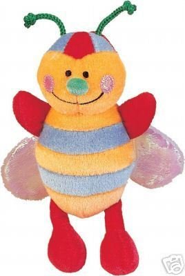 Childrens Toyshop  Toys : Baby Gund Buggy Gigglers Blue & Yellow stripes