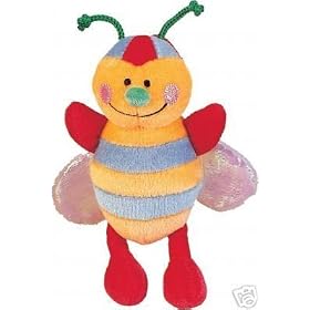 Baby Gund Buggy Gigglers Blue & Yellow stripes