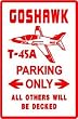 T-45A GOSHAWK PARKING military navy air sign