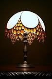 Tiffany - Style Table Lamp Art Classic Handmade Decor Amberlamp