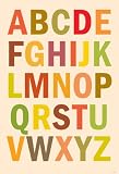 Alphabet (List) Framed Art Poster Print - 11