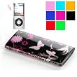 Snapon Cover Shield Protector Case for New Ipod Nano 5th Generation 8g 16g + Screen Protector Kit (5th generation, Pink Flower)