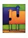 Daniel Patrick Kessler (Purple and Orange Dogs) Art Poster Print - 24 X 36