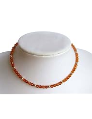 Gemshine Childrens Amber Necklace 14k Gold