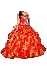 Organza    Ball Gown Pageant Dress/Quinceanera Dress  With Ruffles