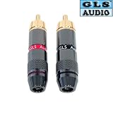 40 GLS Audio RCA Plugs 24K Gold Speaker Plug
