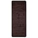 Bedford Home BH Memory Foam Striped Extra Long Bath Mat-Chocolate-24x60