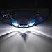 Modoking Hands Free Headlight with Red Lights for Reading, Camping, Running, Fishing and Climbing. Lightweight and Comfortable LED Headlamp, 3 AAA Batteries Included (blue)