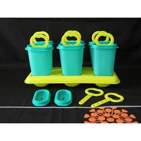 Tupperware Freezer Ice Tups Popsicle Maker Set