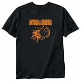 T-Shirt Black  Antigua & Barbuda All Basketball  Country