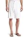 Haggar mens Cool 18 Classic Fit Expandable Waist Short Casual Shorts, White, 32