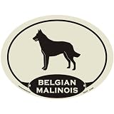 European Style Auto Decal - Belgian Malinois