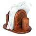Mountain Woods Rattan Napkin Holder w/ Salt & Pepper Set