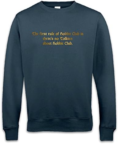 Hobbit Club Sweatshirt - Airforce Blue Medium (40" Chest)