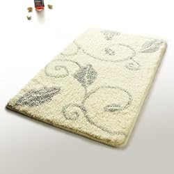 Naomi - [Antique Silver] Luxury Home Rugs (19.7 by 31.5 inches)
