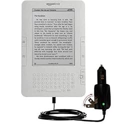 Gomadic Car and Home 2 in 1 Combo Charger for the Amazon Kindle 2 and Kindle DX