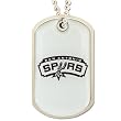 San Antonio Spurs Dog Tag Domed Necklace Charm Chain Nba