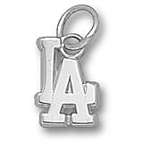 Los Angeles Dodgers MLB La 3/8 Pendant (Silver)