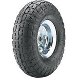 Pneumatic Tire and Wheel - 10in. x 4.10/3.50-4