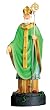 Saint Patrick Statue - Patron Saint of Ireland - Cold Cast Resin (H: 7.5" x W: 2.5")