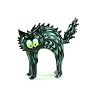 Fitz and Floyd Glass Menagerie Cat