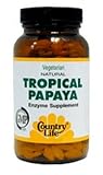 Country Life Papaya 22 Mg Chewable (per 4 Wafers), 200-Count