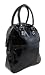 Fred Perry Patent Black PVC Bowler Handbag