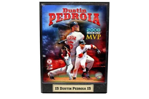 Encore Select 510-BBBOS15 Boston Red Sox Dustin Pedroia 9x12 Plaque