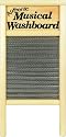 Columbus Washboard 2133-M Authentic Musical Spiral Stainless Washboard, Pine 8-5/8x18 Inches