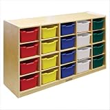 20 Tray Cabinet Bins: None by 
