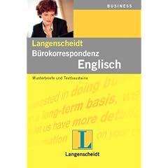 Langenscheidt Bürokorrespondenz: Bürokorrespondenz Englisch. Musterbriefe und Textbausteine. (Lernmaterialien) (Taschenbuch)