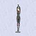 dancer of z sea statue exotic starfish maiden sculpture
