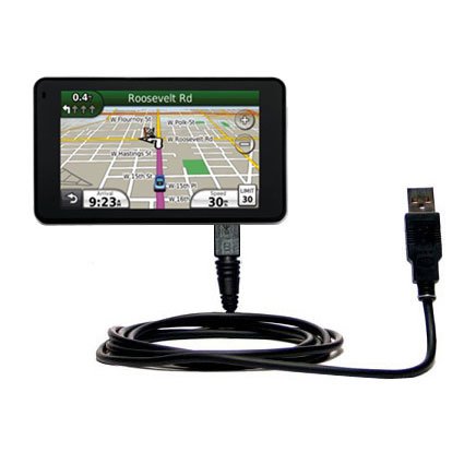 Classic Straight USB Cable for the Garmin Nuvi 3750 with Power Hot Sync and Charge capabilities - uses Gomadic TipExchange Technology
