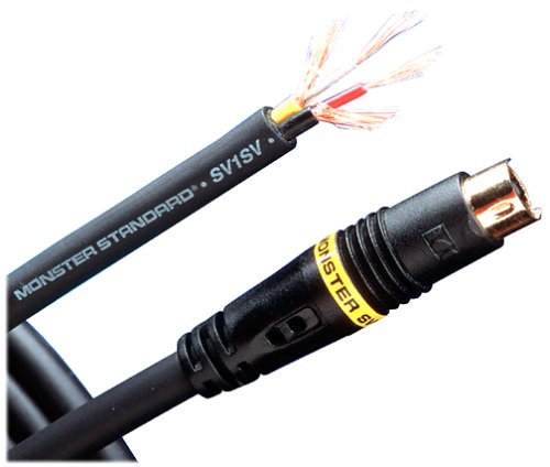 Electronics: Monster Cable B SV1SV 1M Monster Standard S Video Cable 3.28 ft.