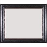 Large Beveled 35 x 41 Mirror in Black