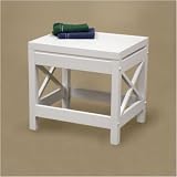 X-Frame Bathroom Stool Finish: Espresso