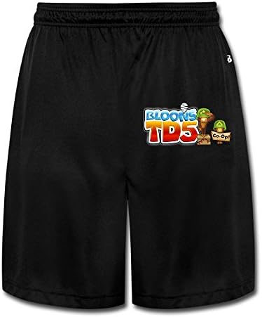 Men's Funny TD Game 5 Short Training Pants Black Size M