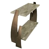 Varaluz 112A02 Hammered Ore Sofa / Console Table from the Aizen Collection, Hammered Ore