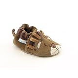 Robeez Soft Soles 3D Lion Slip On (Infant/Toddler),Taupe/Brown,12-18 Months (4.5-6 M US Toddler)