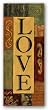 Words To Live By: Love by Debbie Dewitt 8"x20" Art Print Poster